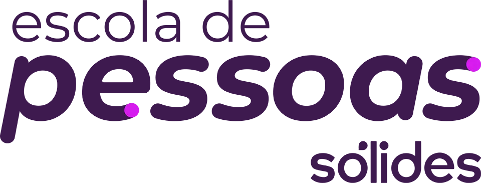 logo colorida escola de pessoas solides